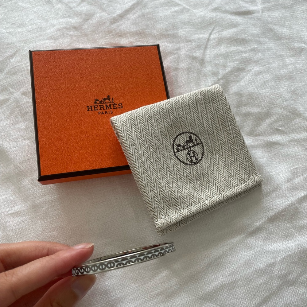 [Hermès] mini enamel bangle